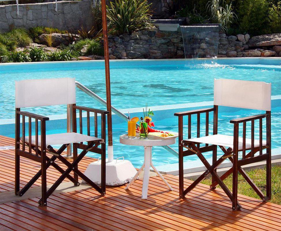 Sheraton Mar Del Plata Hotel Exterior foto Director's chairs at a pool